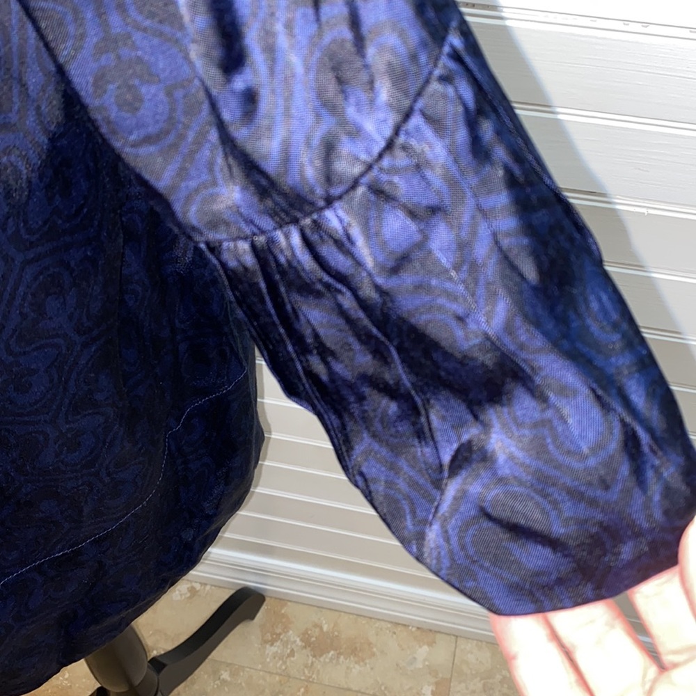 Marc by Marc Jacobs navy and black blouse M - Picture 5 of 13